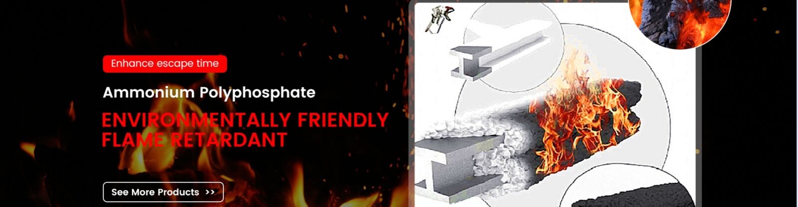 Qualität Ammonium-Polyphosphat flammhemmend Fabrik